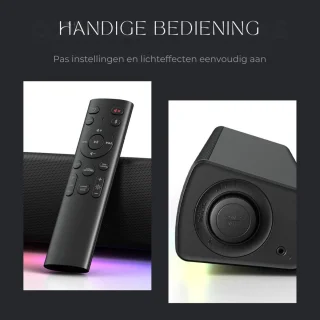 SNJY® TV Soundbar Zwart