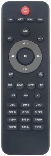Solidchoice - Vervangende afstandsbediening voor JVC soundbar