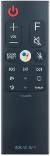 Solidchoice vervangende afstandsbediening voor LG soundbar