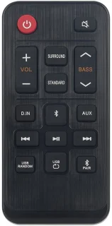 Solidchoice vervangende afstandsbediening voor soundbar