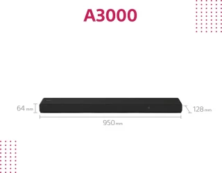 Sony HT-A3000 soundbar zwart