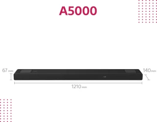 Sony HT-A5000 Soundbar 5.1.2 Dolby Atmos