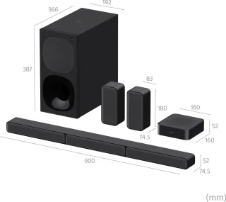 Sony HT-S40R Soundbar Zwart
