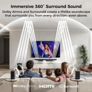 Sony soundbar home cinema set 5.1.2 kanaals met draadloze subwoofer