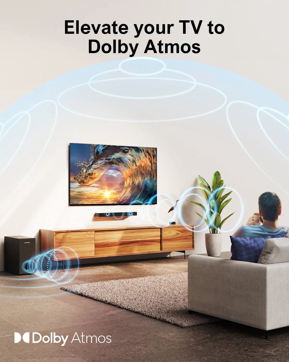Soundbar 2.1 190W Zwart