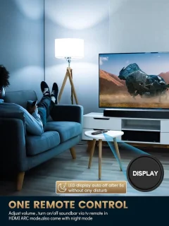 Soundbar 2.1 Hout 150W met Subwoofer 71cm