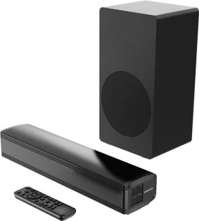 Soundbar 2.1 met bekabelde subwoofer
