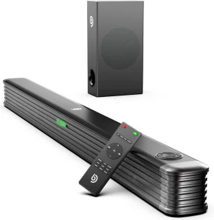 Soundbar 2.1 met subwoofer en afstandsbediening