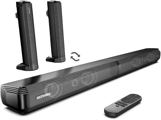 Soundbar 2.2ch Bluetooth 100W Zwart