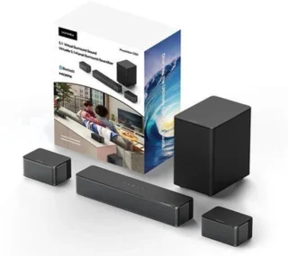 Soundbar 3D surround soundsysteem 320 W zwart