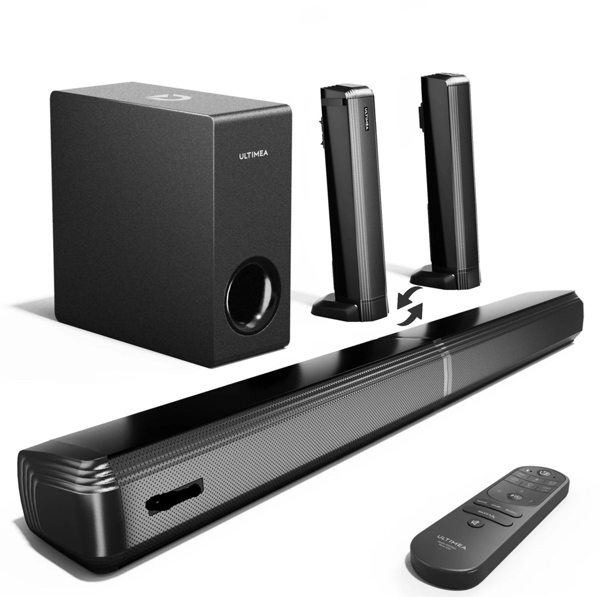 Wat vinden we goed aan de Soundbar 4.1ch Bluetooth 5.3 Zwart 200W