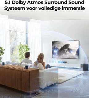 Soundbar 5.1-kanaals Dolby Atmos – zwart