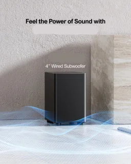 Soundbar 5.1 met Subwoofer Zwart