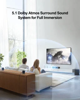 Soundbar 5.1 met Subwoofer Zwart