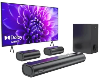 Soundbar 5.1 Set met Subwoofer en Achterluidsprekers
