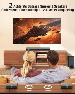 Soundbar 5.1 Set met Subwoofer en Achterluidsprekers