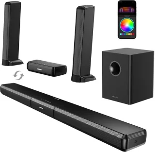 Soundbar 5.1 set met subwoofer - Zwart