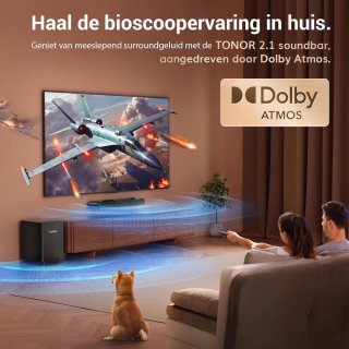 Wat vinden we goed aan de Soundbar 5.3 met subwoofer