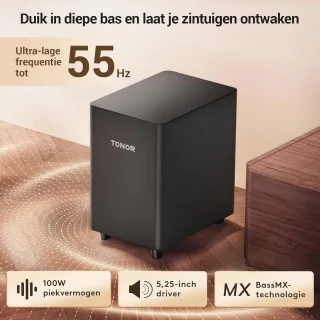 Soundbar 5.3 met subwoofer