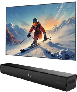 Soundbar 60 cm met geïntegreerde subwoofer