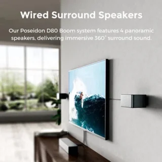 Soundbar 7.1-kanaals Dolby Atmos met draadloze subwoofer