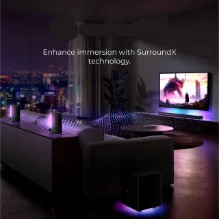 Soundbar 7.1ch met Subwoofer Zwart