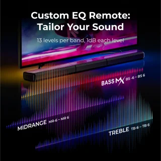 Soundbar 7.1ch met Subwoofer Zwart