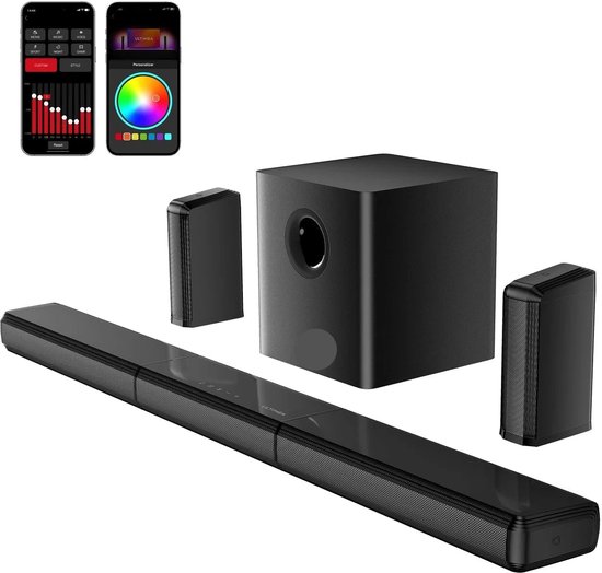 Soundbar 7.1ch met Subwoofer Zwart