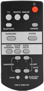 Soundbar afstandsbediening