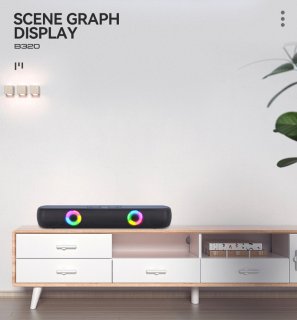 Soundbar Bluetooth 5.0 met Draadloze Subwoofer