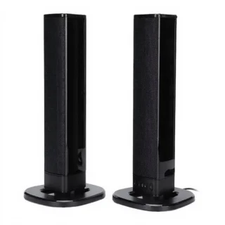 Soundbar bluetooth - draadloze en bedrade verbinding - 80 dB geluidsvolume - oplaadbare batterij - voor tv en computer