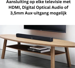 Soundbar Bluetooth HDMI 80 cm met afstandsbediening