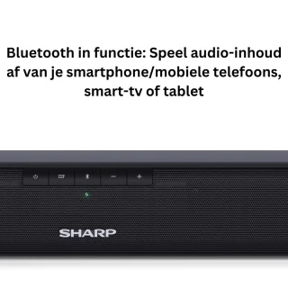 Soundbar Bluetooth HDMI 80 cm met afstandsbediening