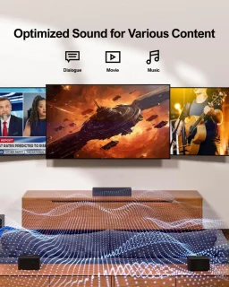 Soundbar Compact Bluetooth Met Afstandsbediening Voor TV