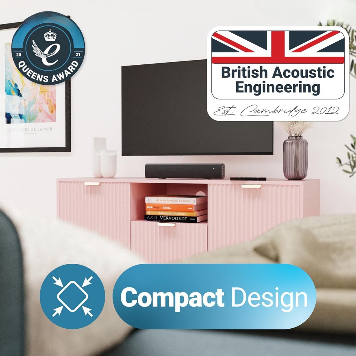Soundbar Compact Bluetooth Voor TV Met Afstandsbediening