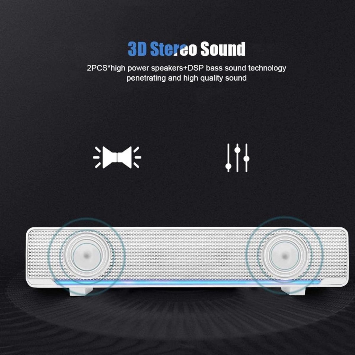 Soundbar Compact Model Bluetooth Met Afstandsbediening