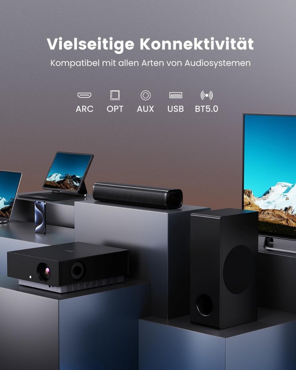 Soundbar Compact Model Bluetooth Met Afstandsbediening Voor TV