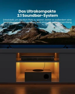 Soundbar Compact Model Bluetooth Met Afstandsbediening Voor TV