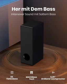 Soundbar Compact Model Bluetooth Met Afstandsbediening Voor TV