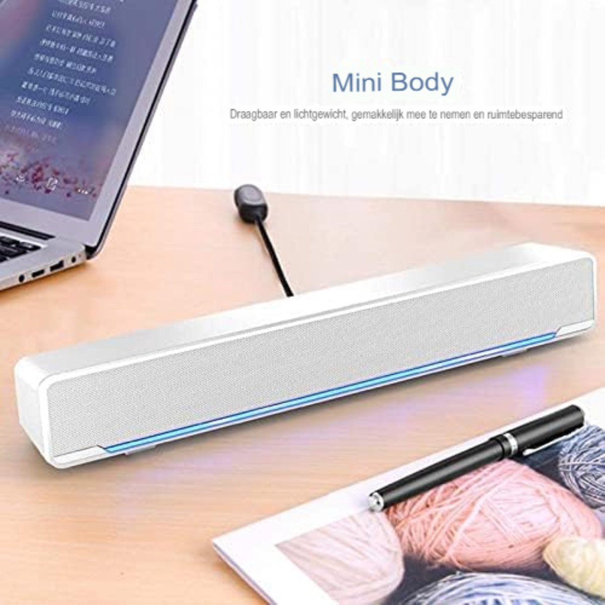 Soundbar computer wit 32x7x6 cm