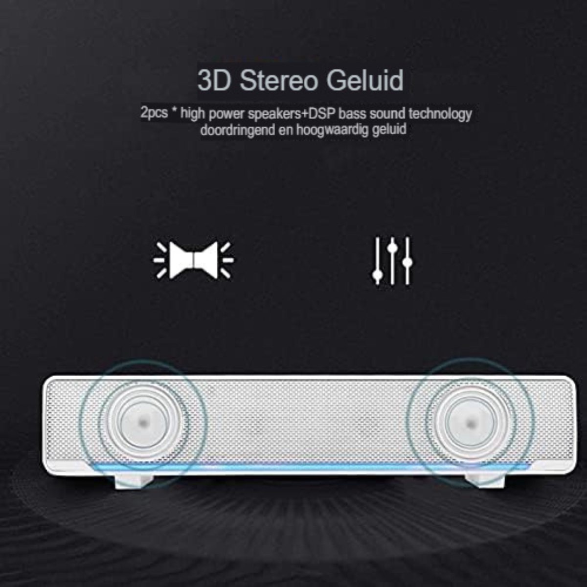 Soundbar computer wit 32x7x6 cm