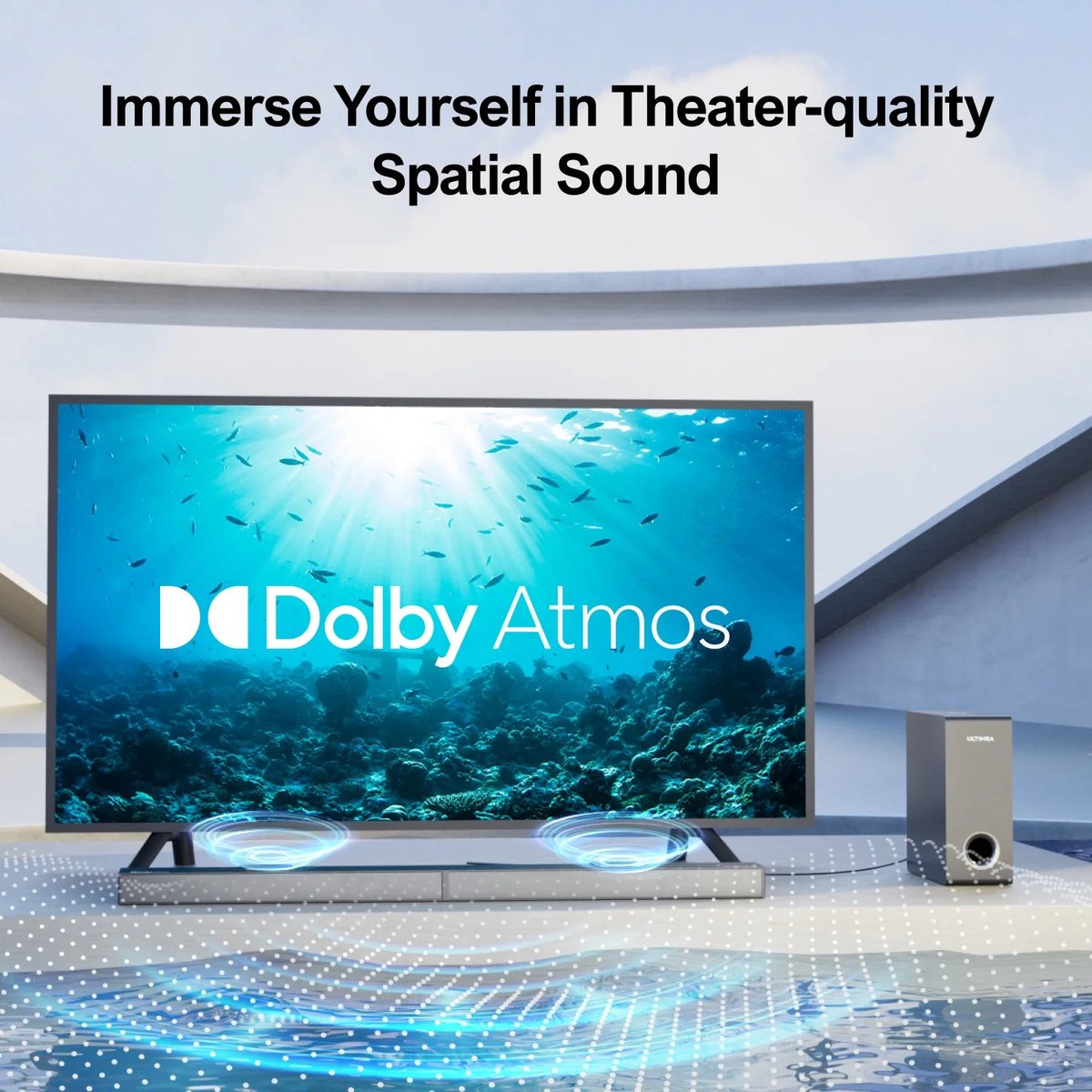 Wat vinden we goed aan de Soundbar Dolby Atmos 390W Zwart