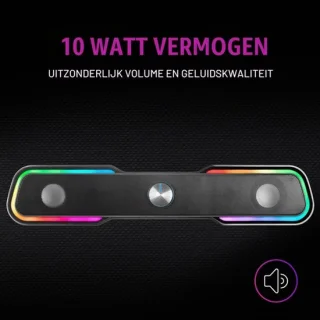 Soundbar gaming - zwart