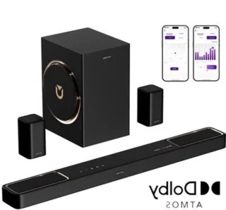Soundbar home cinema set met draadloze subwoofer
