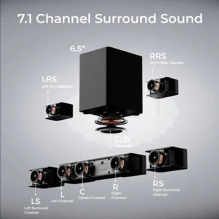 Soundbar home cinema speaker surround sound systeem