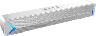 Soundbar Luidspreker - Draadloos Systeem - Tv Geluid Verbeteren - 9D Surround Geluid - 32.5 cm Breed - Wit