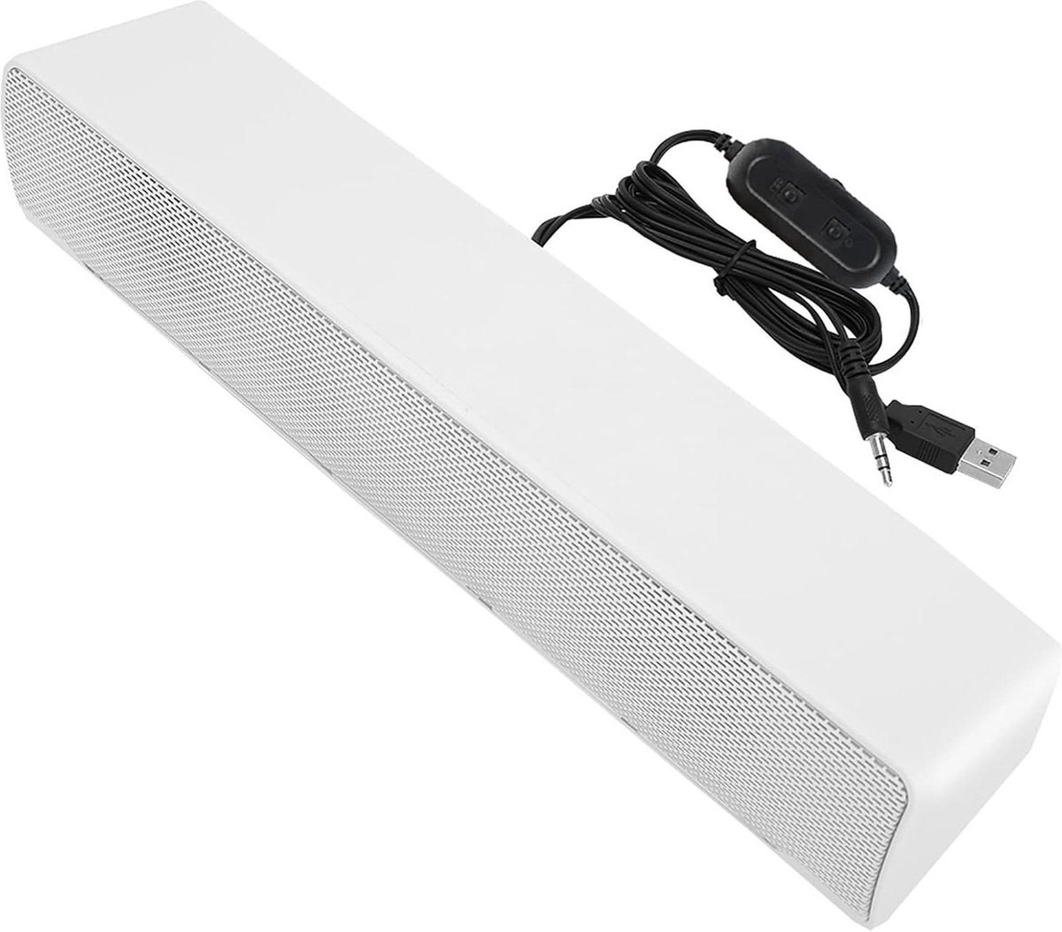 De Soundbar luidspreker wit voor PC en gaming in één oogopslag