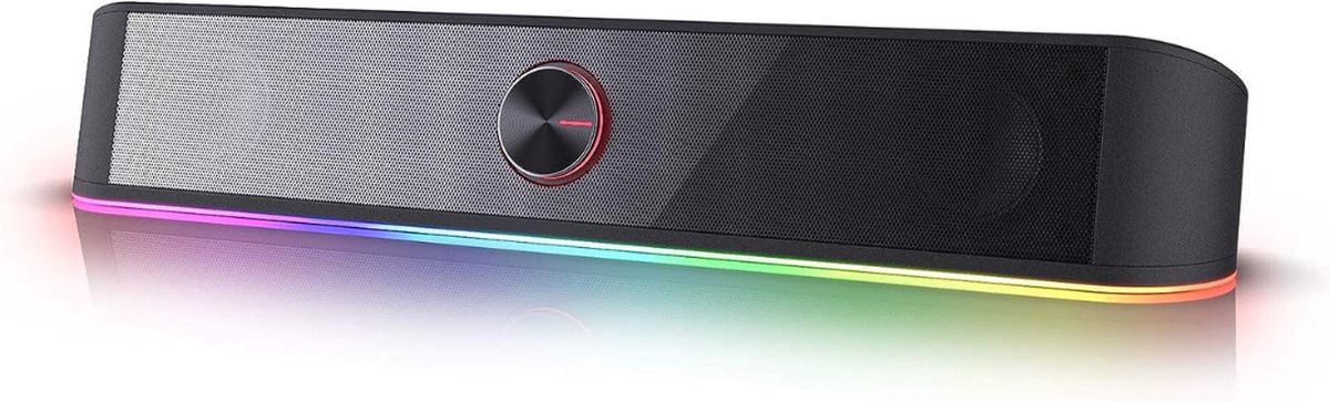 De Soundbar met lichtbalk en touchbediening in één oogopslag