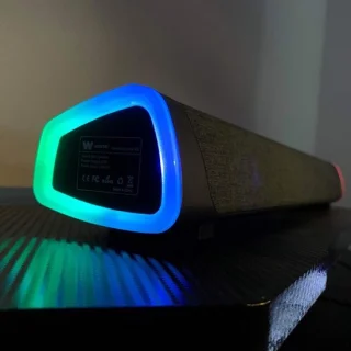 Soundbar met RGB-achtergrondverlichting – kunststof – 47,5 cm