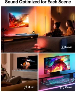 Soundbar met Subwoofer 160W Bluetooth 5.3 HDMI ARC